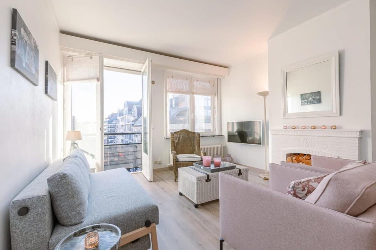 Huswell - Beautiful And Spacious Studio With Side Seaview Knokke-Le-Zoute Extérieur photo